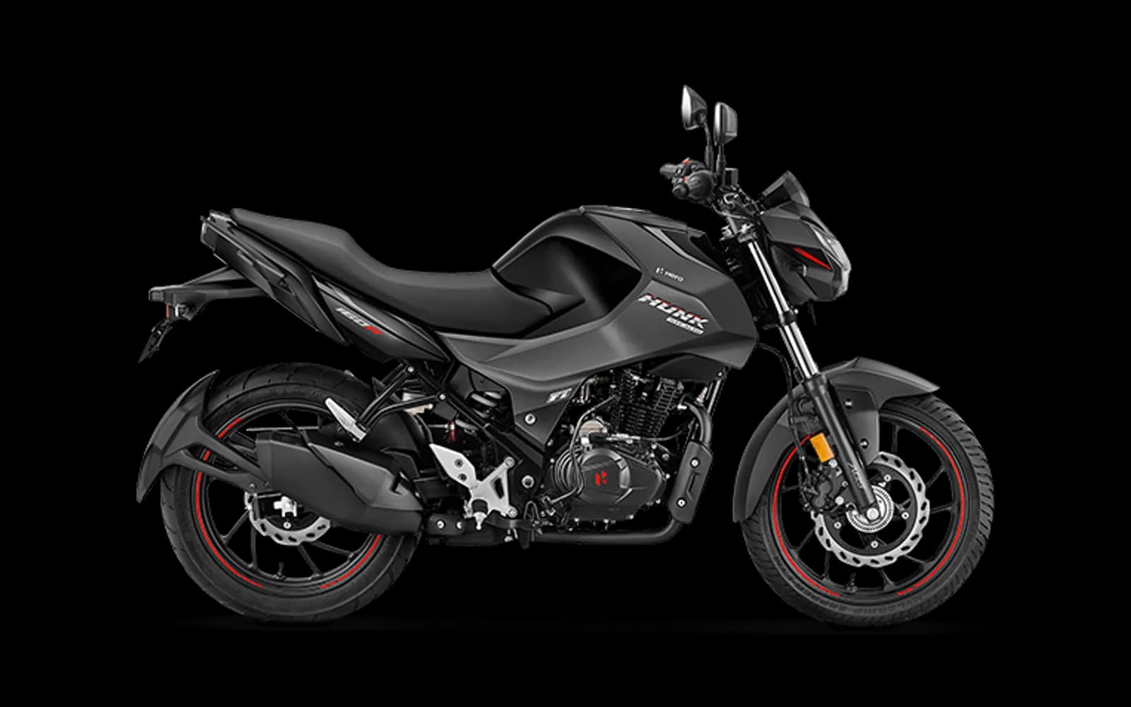 Hero Hunk 160R en color Negra
