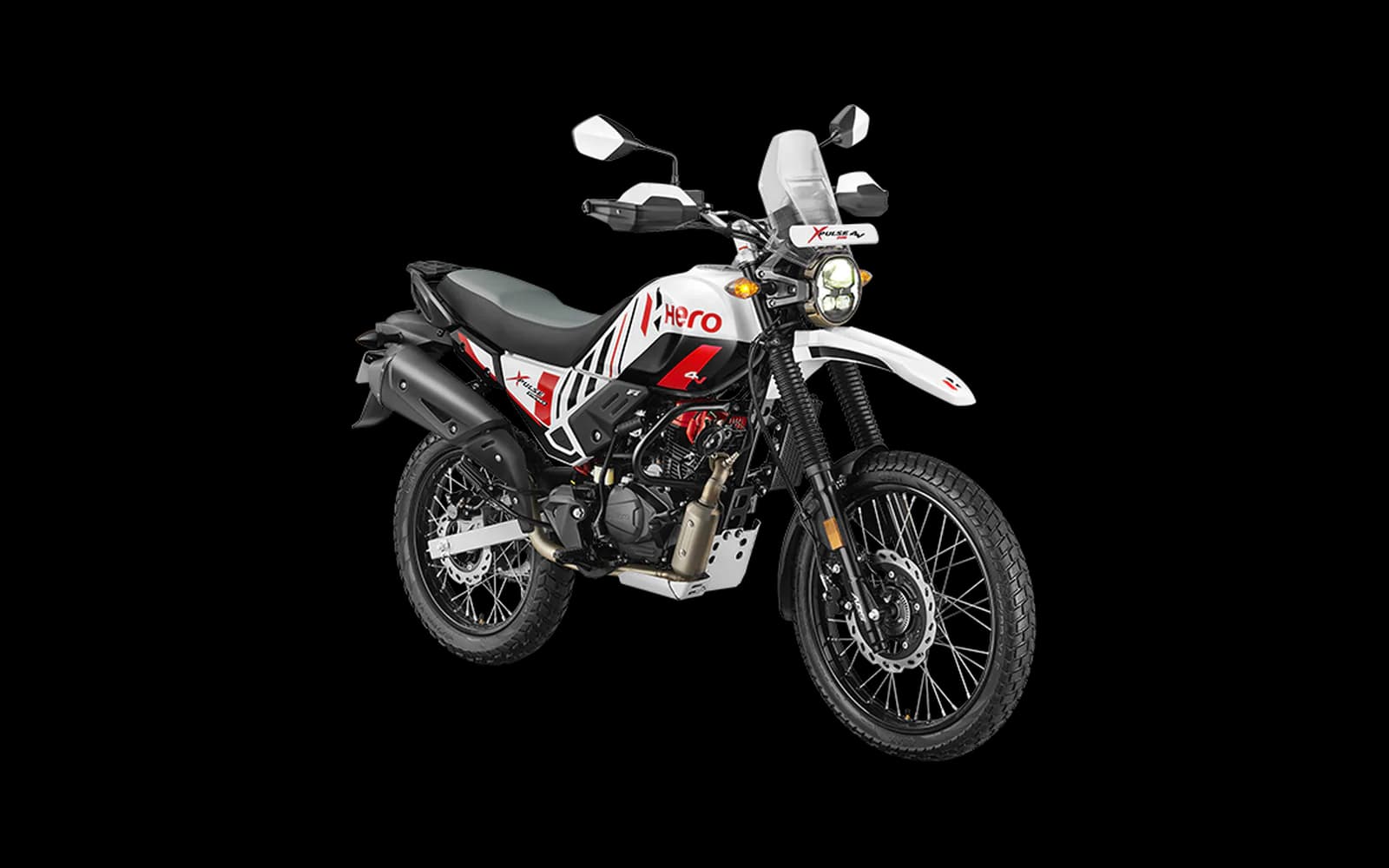 Hero Xpulse 200 4V Rally en color Blanca